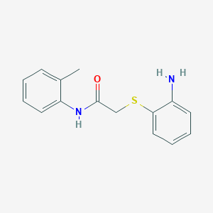 2-[(2-aminophenyl)thio]-N-(2-methylphenyl)acetamide