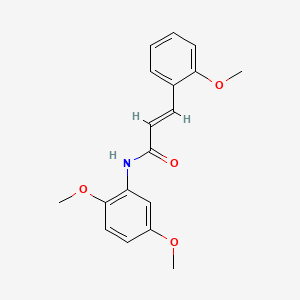 N-(2,5-dimethoxyphenyl)-3-(2-methoxyphenyl)acrylamide