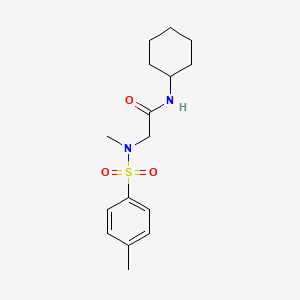 N~1~-cyclohexyl-N~2~-methyl-N~2~-[(4-methylphenyl)sulfonyl]glycinamide