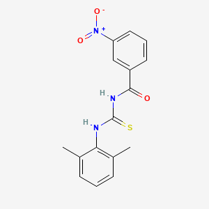 N-{[(2,6-dimethylphenyl)amino]carbonothioyl}-3-nitrobenzamide