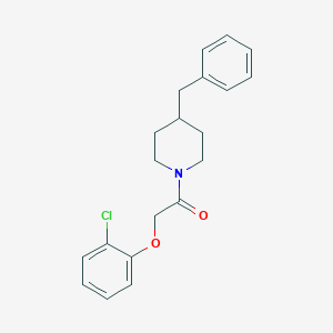 4-benzyl-1-[(2-chlorophenoxy)acetyl]piperidine