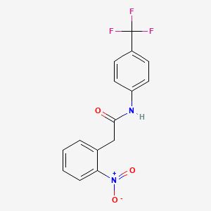 2-(2-nitrophenyl)-N-[4-(trifluoromethyl)phenyl]acetamide