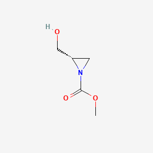 methyl (2S)-2-(hydroxymethyl)aziridine-1-carboxylate