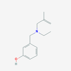 3-[[ethyl(2-methylprop-2-enyl)amino]methyl]phenol