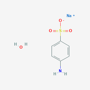 molecular formula C6H8NNaO4S B057364 4-氨基苯磺酸钠水合物 CAS No. 123333-70-0