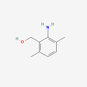 molecular formula C9H13NO B573646 (2-Amino-3,6-dimethylphenyl)methanol CAS No. 177531-96-3