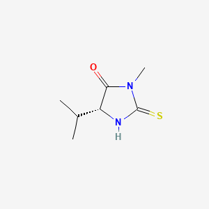 (5R)-3-methyl-5-propan-2-yl-2-sulfanylideneimidazolidin-4-one