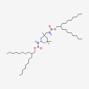 molecular formula C48H94N2O4 B573659 Dioctyldecyl isophorone diisocyanate CAS No. 185529-25-3
