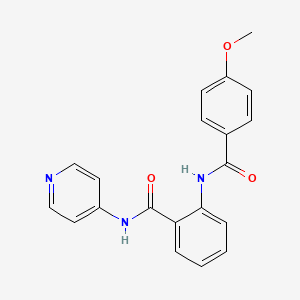 2-[(4-METHOXYBENZOYL)AMINO]-N~1~-(4-PYRIDYL)BENZAMIDE