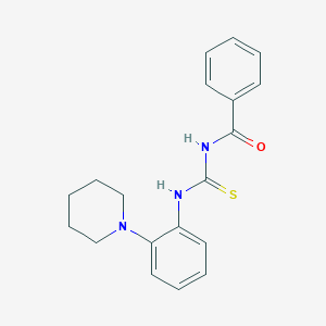 N-{[2-(piperidin-1-yl)phenyl]carbamothioyl}benzamide