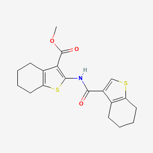 methyl 2-[(4,5,6,7-tetrahydro-1-benzothien-3-ylcarbonyl)amino]-4,5,6,7-tetrahydro-1-benzothiophene-3-carboxylate