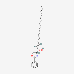 erythro-4-(1-Hydroxy-2-hexadecenyl)-2-phenyl-2-oxazoline