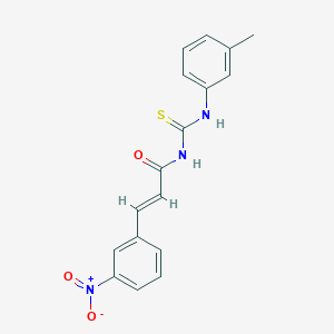 (2E)-N-[(3-methylphenyl)carbamothioyl]-3-(3-nitrophenyl)prop-2-enamide