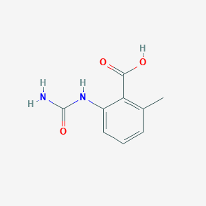 B057369 2-(Carbamoylamino)-6-methylbenzoic acid CAS No. 123633-26-1