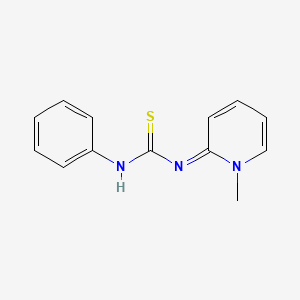 3-[(2E)-1-METHYL-1,2-DIHYDROPYRIDIN-2-YLIDENE]-1-PHENYLTHIOUREA