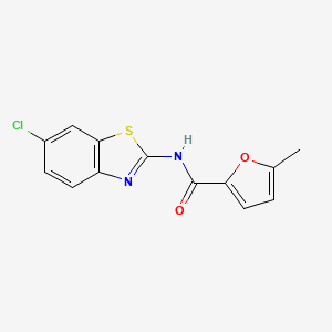 N-(6-chloro-1,3-benzothiazol-2-yl)-5-methyl-2-furamide