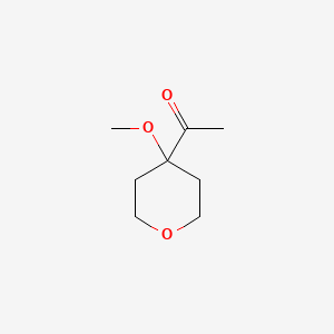Ethanone, 1-(tetrahydro-4-methoxy-2H-pyran-4-YL)-(9CI)