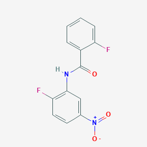 2-fluoro-N-(2-fluoro-5-nitrophenyl)benzamide