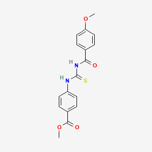 methyl 4-({[(4-methoxybenzoyl)amino]carbonothioyl}amino)benzoate