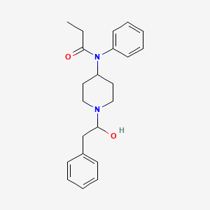 N-[1-(1-Hydroxy-2-phenylethyl)piperidin-4-yl]-N-phenylpropanamide