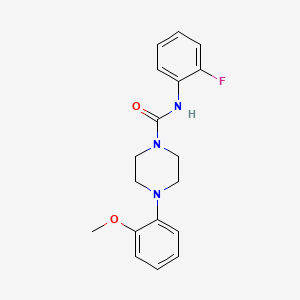 N-(2-fluorophenyl)-4-(2-methoxyphenyl)piperazine-1-carboxamide