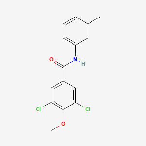 3,5-dichloro-4-methoxy-N-(3-methylphenyl)benzamide