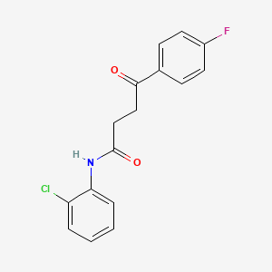 N-(2-chlorophenyl)-4-(4-fluorophenyl)-4-oxobutanamide