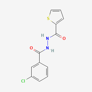 N'-(3-chlorobenzoyl)thiophene-2-carbohydrazide