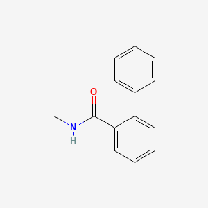 molecular formula C14H13NO B5737132 N-methyl-[1,1'-biphenyl]-2-carboxamide 