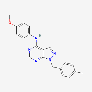 N-(4-methoxyphenyl)-1-(4-methylbenzyl)-1H-pyrazolo[3,4-d]pyrimidin-4-amine