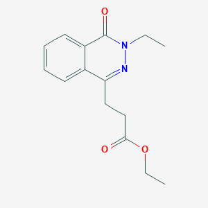 ethyl 3-(3-ethyl-4-oxo-3,4-dihydro-1-phthalazinyl)propanoate