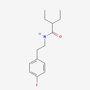 2-ethyl-N-[2-(4-fluorophenyl)ethyl]butanamide