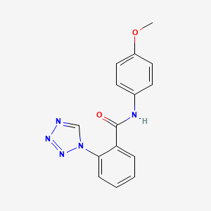 N-(4-methoxyphenyl)-2-(1H-tetrazol-1-yl)benzamide