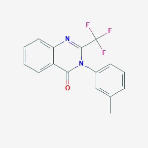 3-(3-methylphenyl)-2-(trifluoromethyl)quinazolin-4(3H)-one