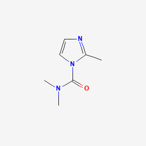 molecular formula C7H11N3O B573753 N,N,2-Trimethyl-1H-imidazole-1-carboxamide CAS No. 162574-73-4
