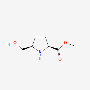 L-Proline, 5-(hydroxymethyl)-, methyl ester, cis- (9CI)