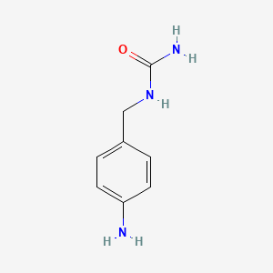molecular formula C8H11N3O B573774 (4-Amino-benzyl)-urea CAS No. 182315-28-2