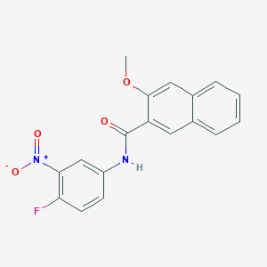 N-(4-fluoro-3-nitrophenyl)-3-methoxy-2-naphthamide