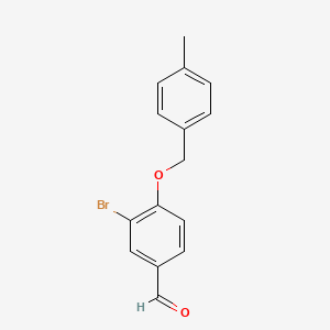 3-bromo-4-[(4-methylbenzyl)oxy]benzaldehyde