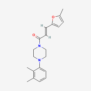 1-(2,3-dimethylphenyl)-4-[3-(5-methyl-2-furyl)acryloyl]piperazine