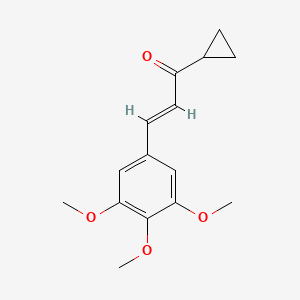 1-cyclopropyl-3-(3,4,5-trimethoxyphenyl)-2-propen-1-one