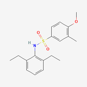 N-(2,6-diethylphenyl)-4-methoxy-3-methylbenzenesulfonamide