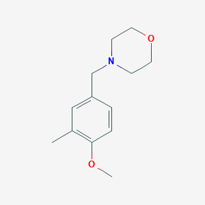 molecular formula C13H19NO2 B5737947 4-(4-methoxy-3-methylbenzyl)morpholine 