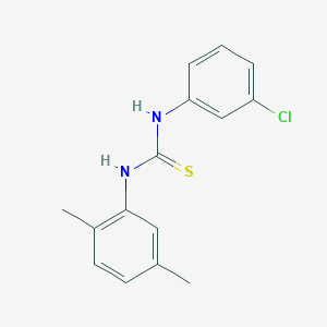 N-(3-chlorophenyl)-N'-(2,5-dimethylphenyl)thiourea