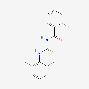 N-{[(2,6-dimethylphenyl)amino]carbonothioyl}-2-fluorobenzamide