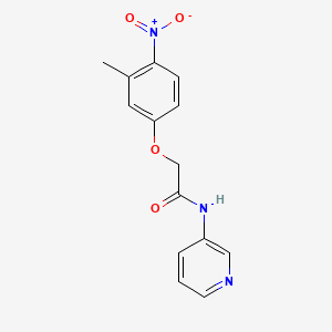 2-(3-methyl-4-nitrophenoxy)-N-3-pyridinylacetamide