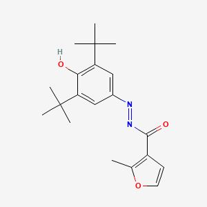 N'-(3,5-di-tert-butyl-4-oxo-2,5-cyclohexadien-1-ylidene)-2-methyl-3-furohydrazide