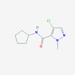 4-chloro-N-cyclopentyl-1-methyl-1H-pyrazole-5-carboxamide