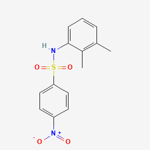 molecular formula C14H14N2O4S B5738100 N-(2,3-dimethylphenyl)-4-nitrobenzenesulfonamide 