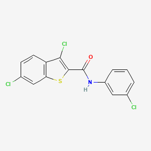 3,6-dichloro-N-(3-chlorophenyl)-1-benzothiophene-2-carboxamide